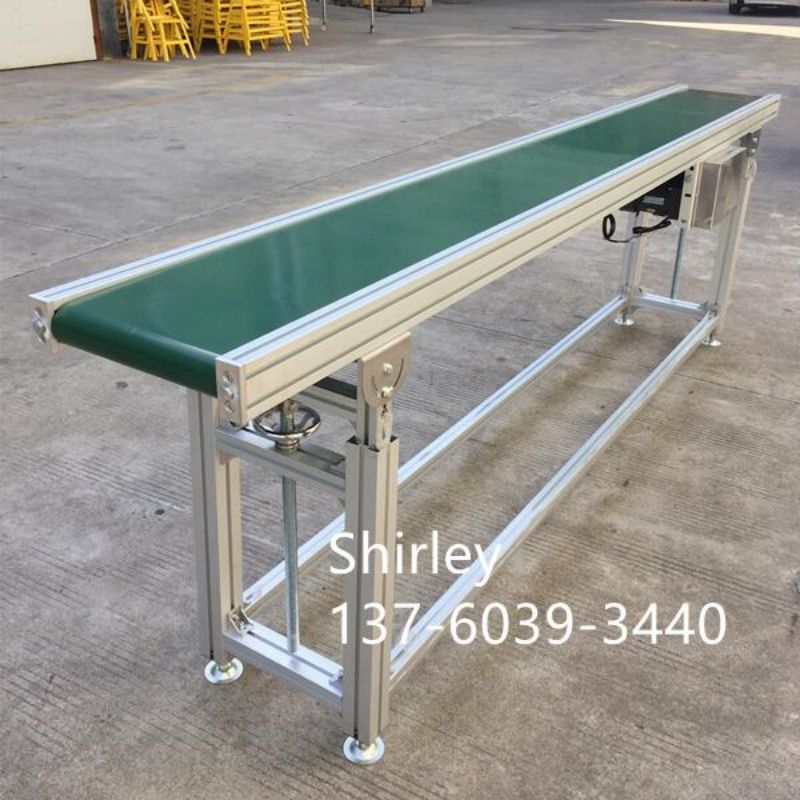 Green PVC Belt Conveyors Syste6